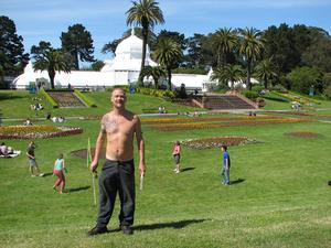 Me in front of the Conservatory of Flowers